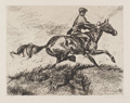 KatNr 281&nbsp;&nbsp; Gino von Finetti, Fünf Pferdedarstellungen. 1920er Jahre.