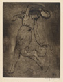 KatNr 360 Wilhelm Oesterle, Badende Frauen / Moses schlägt Wasser aus dem Fels / Tanzendes Mädchen / Landschaft mit See. 1913–1919.
