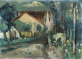 KatNr 073&nbsp;&nbsp; Paul Kuhfuss "Heimweg" (Born / Darß). 1936.