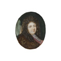 KatNr 11 Porträtminiatur des François Michel Le Tellier. 18. Jh.