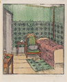 KatNr 284 Margarethe Geibel "Arbeitszimmer I" / "Junozimmer I" / "Junozimmer III" / "Sterbezimmer I". 1908.