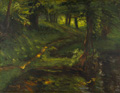 KatNr 069&nbsp;&nbsp; Rudolf Krauskopf "Waldinneres – Eichenkrug" 1912.