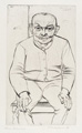KatNr 332&nbsp;&nbsp; Bernhard Kretzschmar "Mein Hauswirt". 1924.