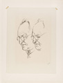KatNr 361 Emil Orlik "Gerhard Hauptmanns Bildnis" (acht von zehn Lithographien). 1924.