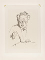 KatNr 361 Emil Orlik "Gerhard Hauptmanns Bildnis" (acht von zehn Lithographien). 1924.