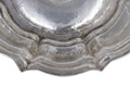 KatNr 850 Paar barocke Tafelleuchter. Wohl Johann Samuel Metzler, Eisleben. Wohl 1740.
