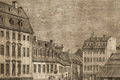 KatNr 221 Bernardo Bellotto, gen. Canaletto "Vue de la Place de la Ville-neuve de Dresden, de la grande Allée qui aboutit à la Porte noire ...". 1750.