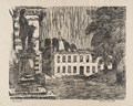 KatNr 574&nbsp;&nbsp; Wilhelm Rudolph "Denkmal Gottfried Semper". 1945–1947.