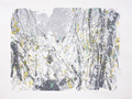 KatNr 594&nbsp;&nbsp; Chu Teh-Chun, Ohne Titel (Grün-Gelb-Grau). Späte 1980er / frühe 1990er Jahre.