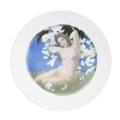 KatNr 710&nbsp;&nbsp; Sehr seltener Teller. Arthur Barth (Dekor) und Hans Rudolf Hentschel (Form) für Meissen. Knauf-Zeit. 1860-1923.