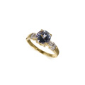 KatNr 793&nbsp;&nbsp; Tansanit-Solitärring (ca. 2,1 ct).