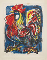 KatNr 636&nbsp;&nbsp; Walter Womacka, Großer Hahn. 1971.