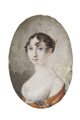 KatNr 14 Porträtminiatur eines höfischen Herren / Porträtminiatur der Maria Anna Czartoryska (?). Mitte 18. Jh. / Frühes 19. Jh.