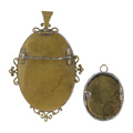 KatNr 14 Porträtminiatur eines höfischen Herren / Porträtminiatur der Maria Anna Czartoryska (?). Mitte 18. Jh. / Frühes 19. Jh.