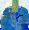 KatNr 564&nbsp;&nbsp; Lothar Rericha, Blauer Kopf / "Der Wächter" / "Die Königin". 2009.
