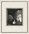 KatNr 268&nbsp;&nbsp; Edward Henry Gordon Craig "Der weiße Fächer" und vier weitere Bühnenbilder. 1907.