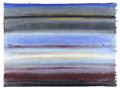 KatNr 524&nbsp;&nbsp; Christian Lang, Abendstimmung / Gelbes Kreuz / Surreale Landschaft. 1998.