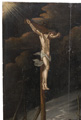 KatNr 1 Gillis Mostaert d.Ä. "Maria Magdalena unter dem Kreuz". Vorlage 1570. Kopie. Spätes 16. Jh./frühes 17. Jh.