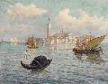 KatNr 022&nbsp;&nbsp; Ermenegildo Carlo Giovanni Donadini Venice, Isola St. Giorgio Maggiore.