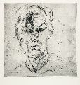 KatNr 262&nbsp;&nbsp; Erhard Hippold "Self-portrait". No date.