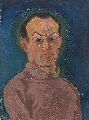 KatNr 028&nbsp;&nbsp; Erhard Hippold "Self Portrait". 1949.
