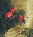 KatNr 050&nbsp;&nbsp; Arno Drescher "Blumenstilleben mit Pfingstrosen". 1948.
