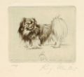 KatNr 492   Richard Müller"Pekinese (nach links)". 1922.