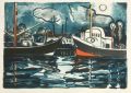 KatNr 715&nbsp;&nbsp; Erhard Hippold, Ostseehafen. No date.