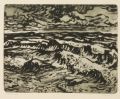 KatNr 645 Erhard Hippold"Stürmische See"/ "Segler". 1950.