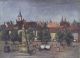 KatNr 122   Paul Wilhelm, Erfurt - Blick vom Domplatz auf die Altstadt. 1951.