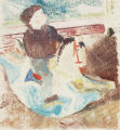KatNr 238&nbsp;&nbsp; Arno Drescher "Mathias"/ "Renate"/ Elblandschaft. No date.
