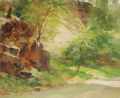 KatNr 054&nbsp;&nbsp; Arno Drescher "Liebethaler Grund". Wohl 1920's.