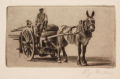 KatNr 314   Richard Müller "Italienisches Fuhrwerk". No date.