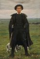 KatNr 035   Ernst Burmester, Portrait of a sheperd. 1900.