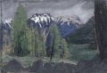KatNr 398&nbsp;&nbsp; Gussy Hippold-Ahnert "Aufziehendes Gewitter (Engadin)". 1927.
