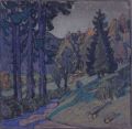 KatNr 269   Richard Albitz, Berglandschaft. 1st quarter 20th cent.