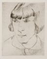 KatNr 356&nbsp;&nbsp; Erhard Hippold, Frauenportrait. Wohl 1930's.