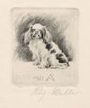 KatNr 681   Richard Müller "Pekinese sitzend". 1921.