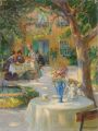 KatNr 146   Rudolf Poeschmann "Kaffeegarten". Early 20th cent.