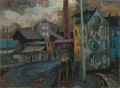 KatNr 443&nbsp;&nbsp; Erhard Hippold "Zur Arbeit (Schedewitz)" [Zwickau]. 1960.
