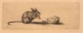 KatNr 493   Richard Müller "Maus mit Nuß". 1910.