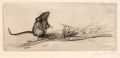 KatNr 996   Richard Müller "Maus mit Hafer". 1915.