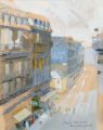 KatNr 505 Arno Drescher "Paris Rue Lamarck" / Häuseransichten in Paris (?). 1965.