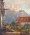 KatNr 148   Rudolf Poeschmann "Mittenwald und Karwendel". 1st half 20th cent.