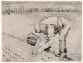 KatNr 394 Erhard Hippold "Winzer" / Beim Pflanzen. Um 1930/ 1933.