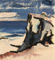 KatNr 301&nbsp;&nbsp; Arno Drescher, Zwei Darstellungen der Kreidefelsen von Rügen. Wohl um 1930.