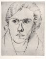 KatNr 530 Erhard Hippold, Selbstbildnis en face / Weiblicher Akt, auf Stuhl sitzend / Bildnis einer jungen Frau / Knabenkopf / Weiblicher Akt mit angezogenen Knieen. Ohne Jahr / 1933/ 1934.