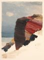 KatNr 342&nbsp;&nbsp; Arno Drescher, Steilküste auf Rügen. Wohl um 1930.