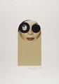 KatNr 130&nbsp;&nbsp; Lutz Fleischer "Torso" – Schwarze Augen. 1990.
