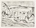 KatNr 428   Karl Schmidt-Rottluff "Strand" (Ostseeküste). 1920.